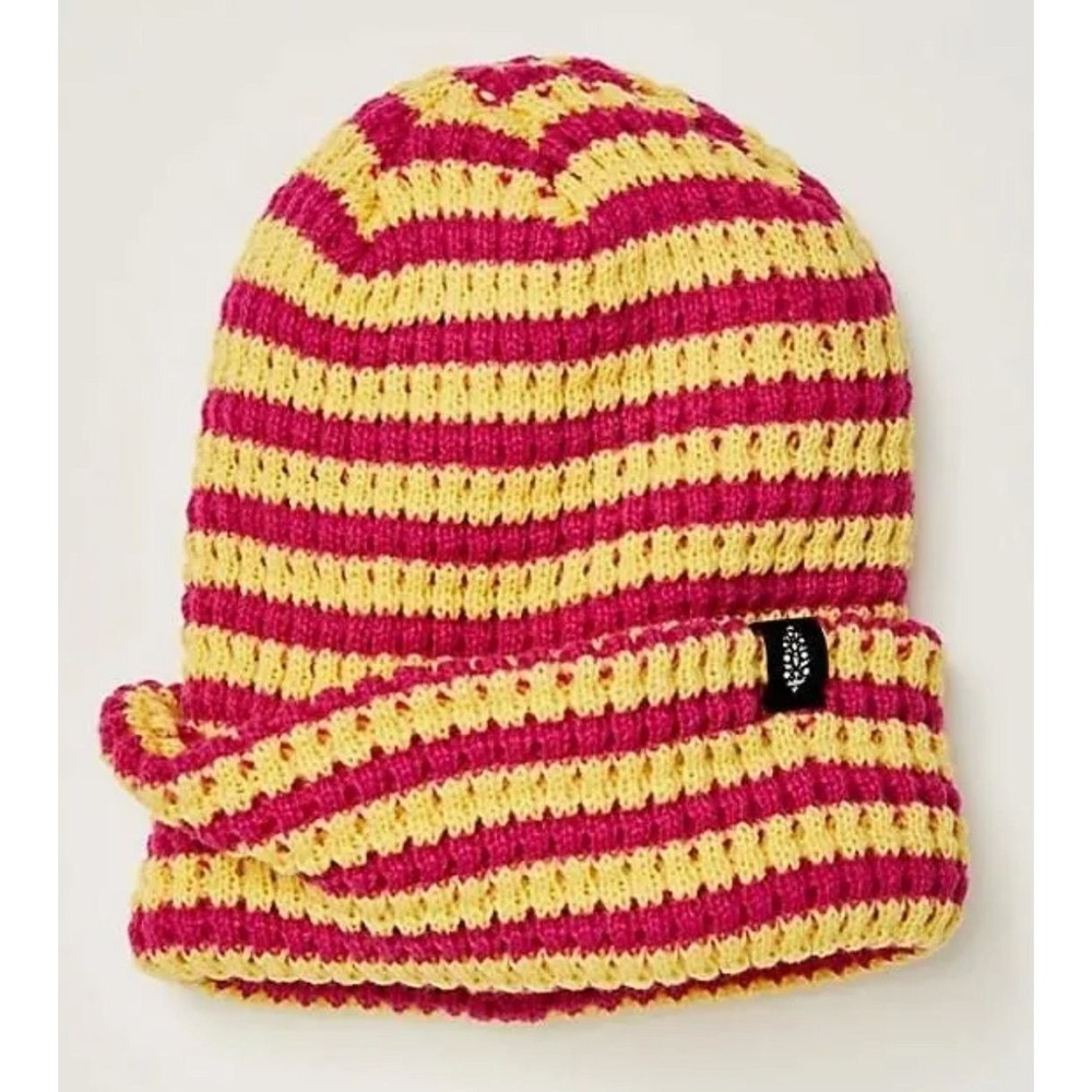 NWT FP Movement Stripe It Up Cool Down Beanie